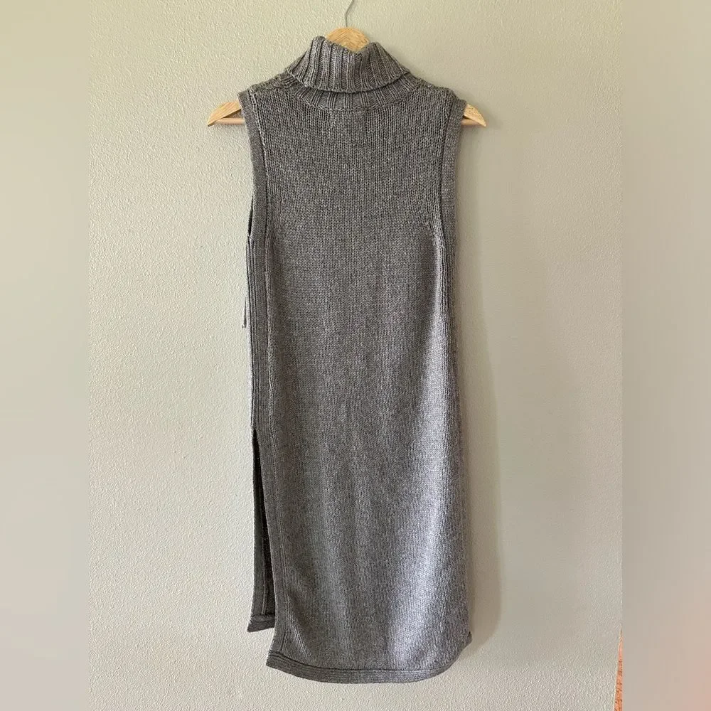 Anthropologie Nomad Morgan Carper Vesper Turtleneck Fringe Tunic Dress XS - Picture 7 of 8